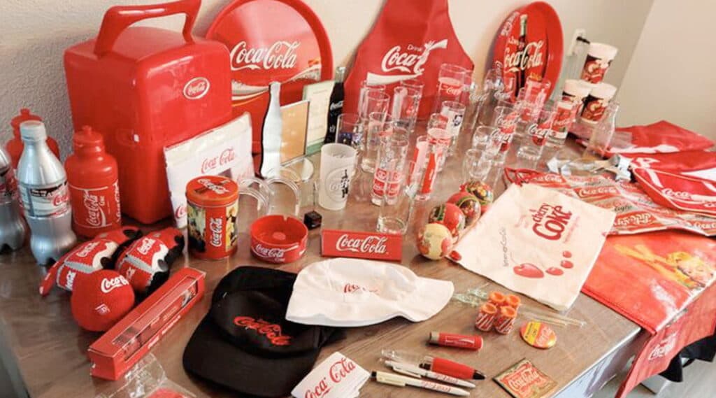 éxito merchandising coca-cola
