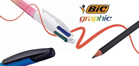 Productos de escritura de la marca BIC