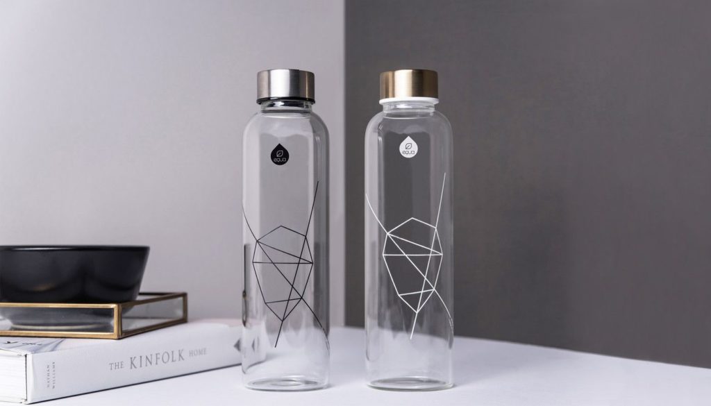 Dos botellas de tritan