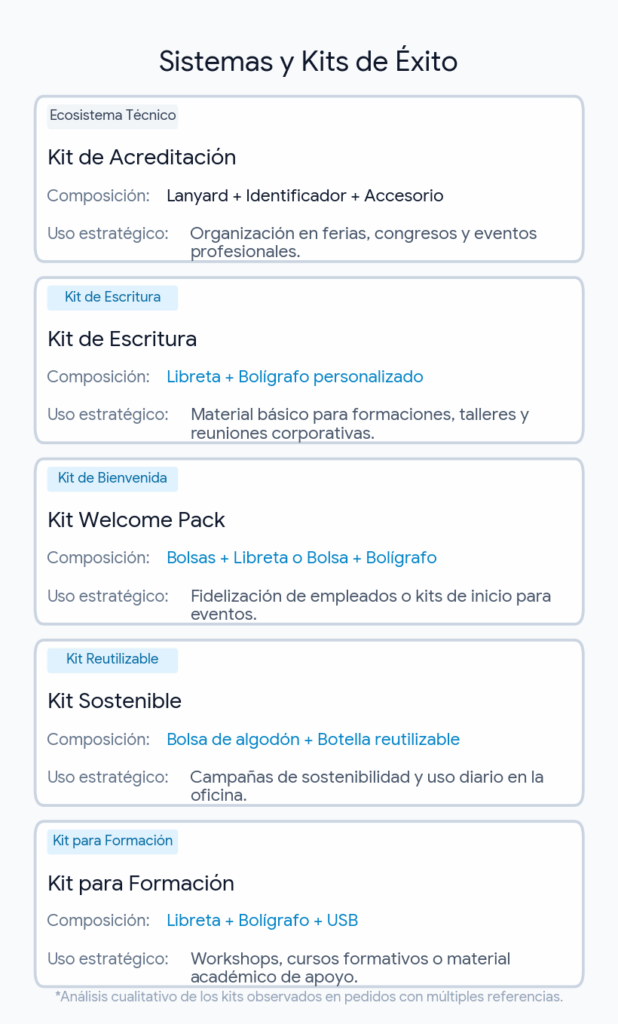 datos kits de pedidos
