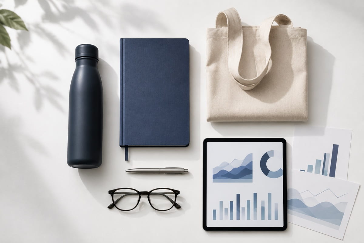 kit de productos de merchandising