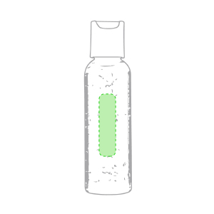 Centrado en el cuerpo del envase