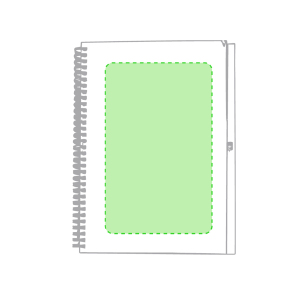 En la portada de la libreta