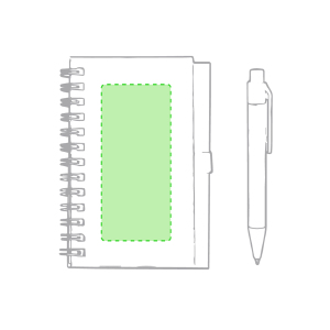 En la portada de la libreta