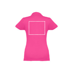 Polo manga corta espalda