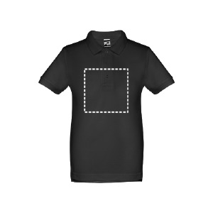 Polo manga corta pecho