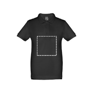 Polo manga corta pecho