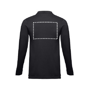 Polo manga corta espalda