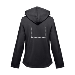 Chaqueta softshell espalda