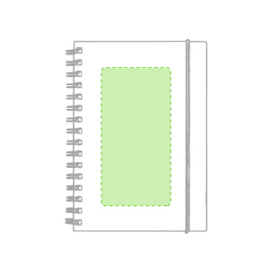 En la portada de la libreta