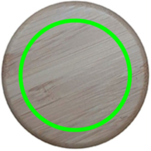 Parte trasera y alta del artículo