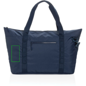 parte trasera y alta del artículo