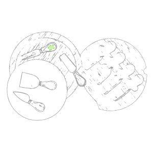 Mango utensilio 3 cara a