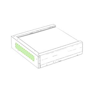 En el lateral cara 1