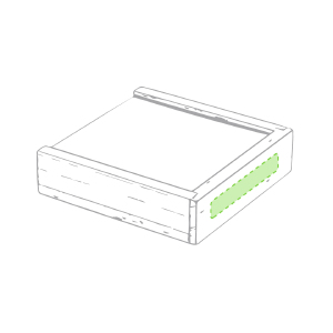 En el lateral cara 3