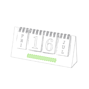 Cara A y cara B (Para calendarios)