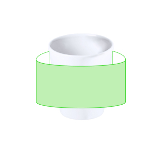 Centrado alrededor de la taza