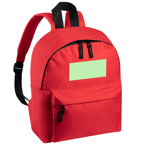 En la parte superior