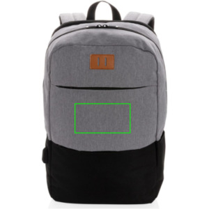 Parte frontal en medio