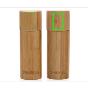 Parte frontal y alta del artículo