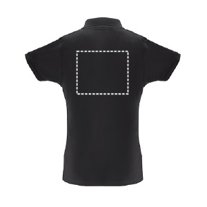 Polo manga corta espalda