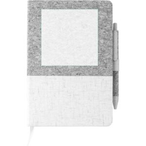 Junto al clip, escritura zurda