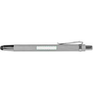 Junto al clip, escritura zurda