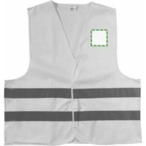 Logo en la parte izquierda del pecho