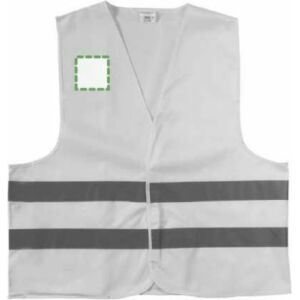 Logo en la parte derecha del pecho