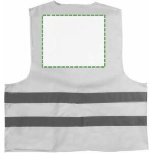 Logo en la parte izquierda del pecho