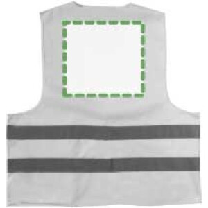 Logo en la parte izquierda del pecho