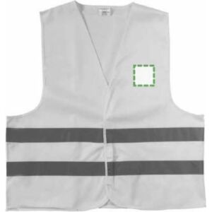 Logo en la parte izquierda del pecho