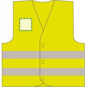 Logo en la parte derecha del pecho