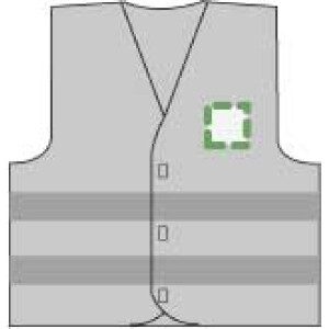 Logo en la parte derecha del pecho