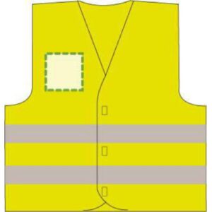 Logo en la parte derecha del pecho