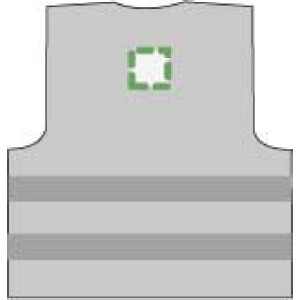 Logo en la parte derecha del pecho