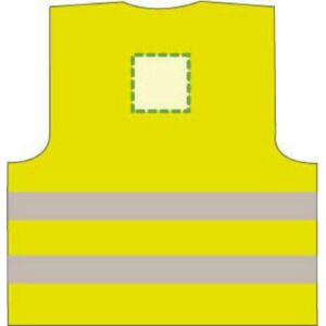 Logo en la parte derecha del pecho