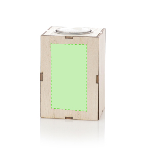 Centrado en el lado izquierdo