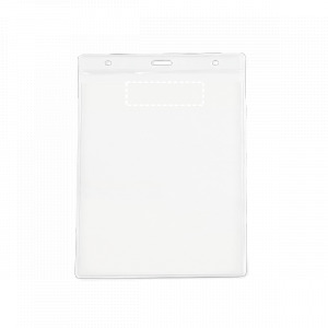 Porta credencial delantera superior