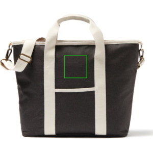 Parte frontal y alta del artículo