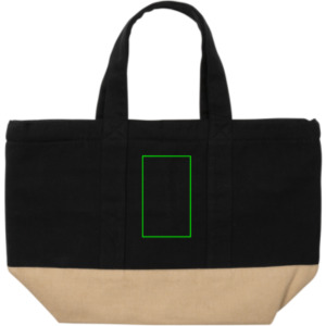 parte trasera en medio