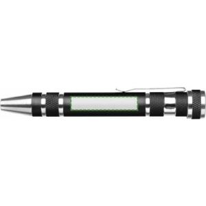 Junto al clip, escritura diestra