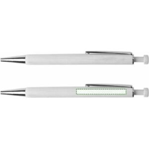 Junto al clip, escritura diestra