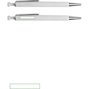 Junto al clip, escritura diestra