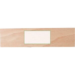 Junto al clip, escritura diestra