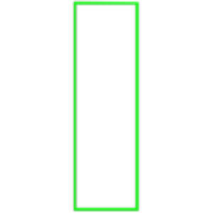 Parte frontal en medio