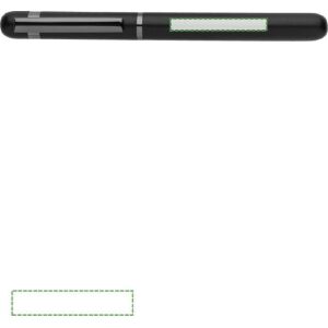 Junto al clip, escritura zurda