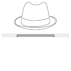 cinta poliester roja