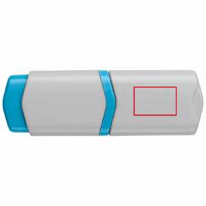 marcador de texto azul en el capuchÃ³n