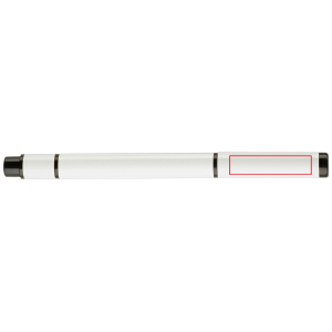 On the cap 180 degrees below the clip